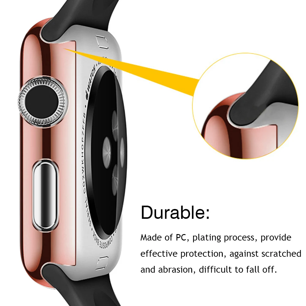Защитный чехол Gosear для Apple Watch iWatch iWach Series 1 2 3 38 мм 42 аксессуары|protector apple watch 38mm|case