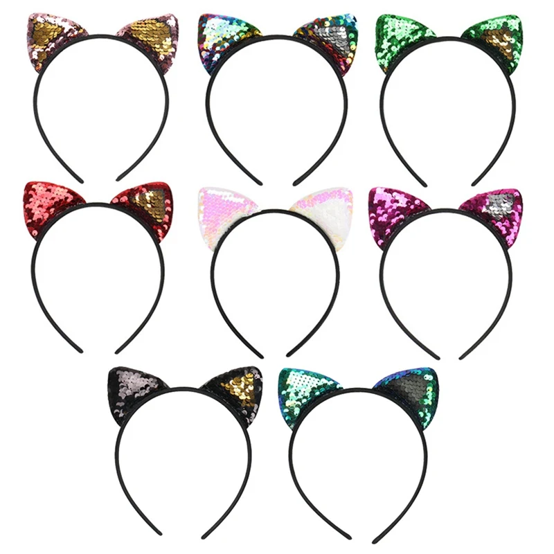 

Fashion Girl Cute Cat Fox Ear Long Fur Hair Headband Anime Cosplay Party Costume