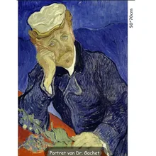 1000 шт. Portret van Dr. Gachet мировые шедевры живописи головоломки старый мастер Ван Гог Развивающие игрушки для детей и взрослых