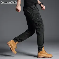 Модная мужская 2019 Брюки-карго с карманами тактические военно-хлопок Для мужчин брюки для активного отдыха высокое качество работы одежда