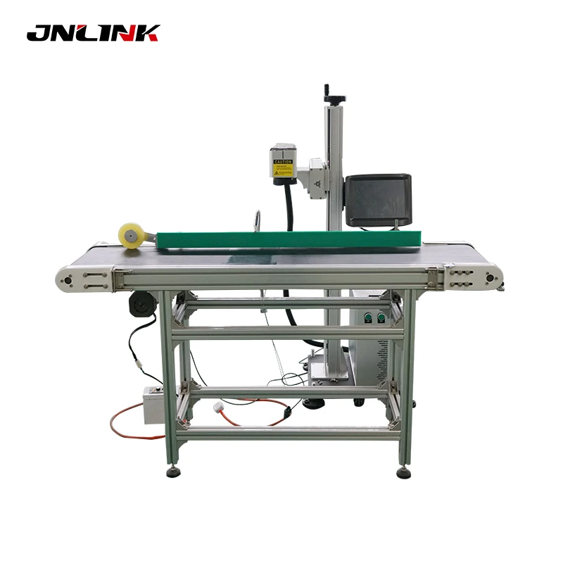 

High speed Laser Engravers fiber Conveyor Belt Laser Marking Printing Machine for Materials Quick delivery