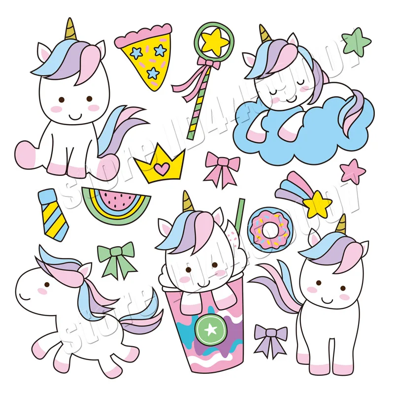 

Children Iron On Transfer Stickers Diy Decoration Accessory Patches Cute Cartoon Heating Parches For Apparel