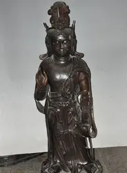 38 "китайский буддизм бронзовый Кван-Инь Бодхисаттва Богиня бессмертный статуя будды