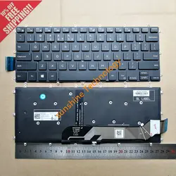 США новая клавиатура с подсветкой для DELL Inspiron 14 "7466 v7466 14-7466-R1545B 7466-1745 DPN0M9DMK PK131Q14B01 черный