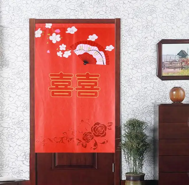 Myru Chinese Style Feng Shui Door Curtain Cloth Curtain Kitchen