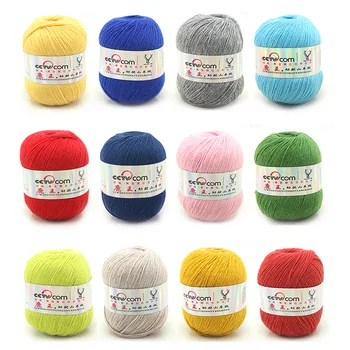 

100% Cashmere Hand-knitted Cashmere Yarn Wool Cashmere Knitting Yarn Ball Scarf Wool Yarny Baby 50 grams