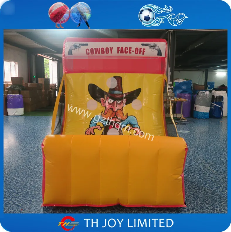 

Free air shipping Cow Boy Inflatable Dart game / small inflatable game / inflatable dart board for kids inflatable sport games