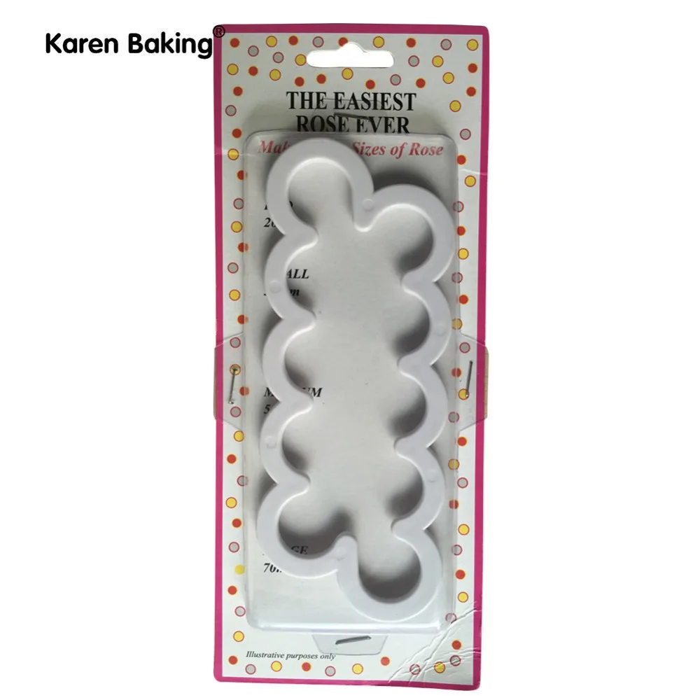 Rose Shaped Cutter Cake Mold Stainless Steel Cutter Fondant Mold Cookie