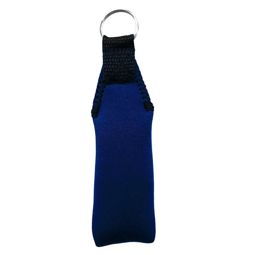 Rectangle Neoprene Floating Keyring with 316 Stainless Steel Split Ring For Boating Yachting Sailing Fishing Swimming Rowing