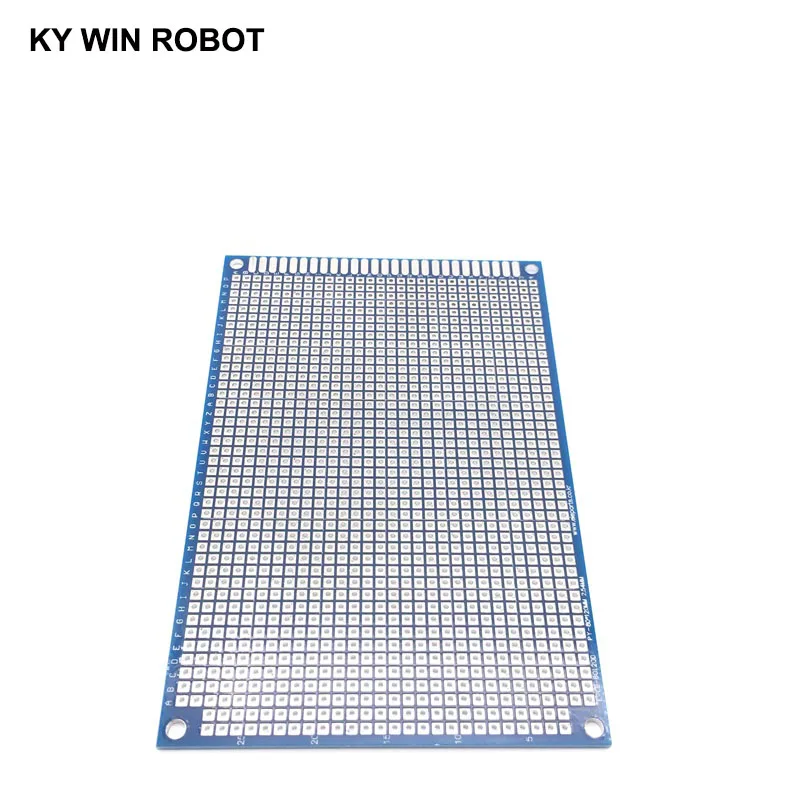 1 шт. 8x12 см 80x120 мм синий Односторонний Прототип PCB универсальная печатная плата для Arduino