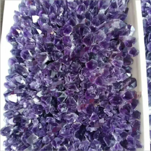 1 шт. натуральный аметист кварц кластер кристалл палочка точечный образец счастливое Исцеление натуральные камни и кристаллы целебные кристаллы