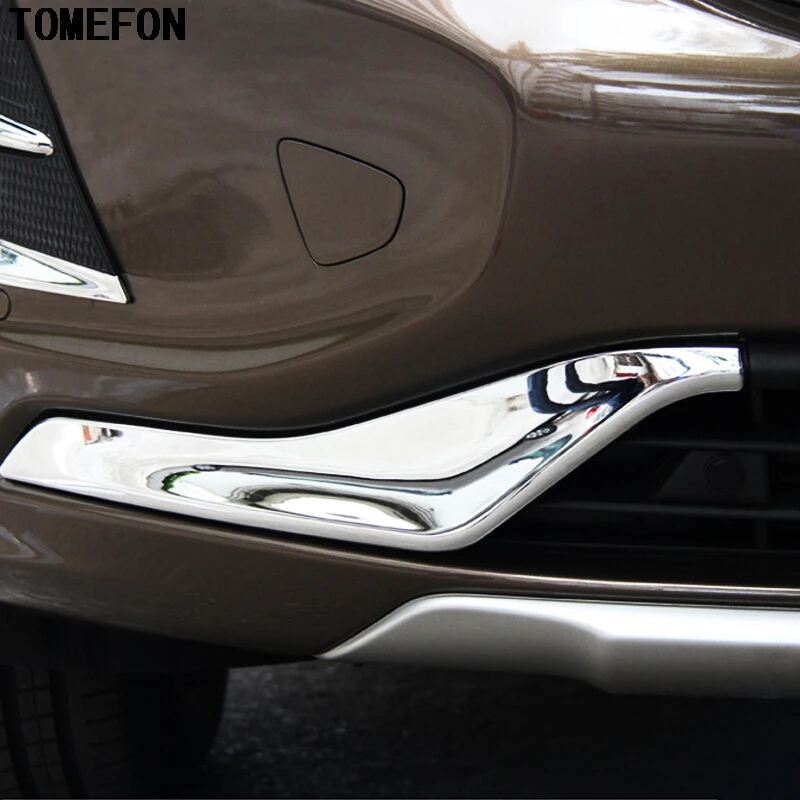 TOMEFON для VOLVO XC60 2014 2015 2016 2017 АБС пластик хромированные передние и нижние крышки