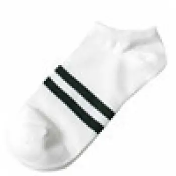 

#5 1Pair Unisex Comfortable Stripe Cotton Sock Slippers Short Ankle Socks