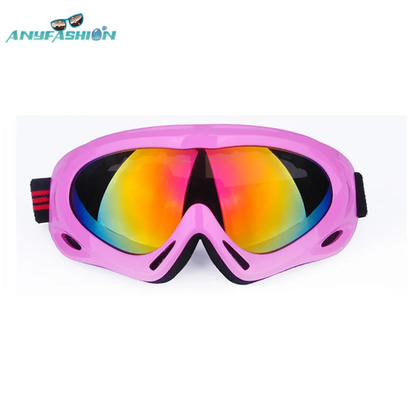 Buy Anyfashion women ski goggles Colorful UV400 anti