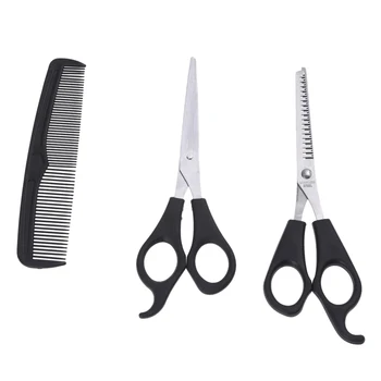 

BEST Pro 3 Pcs Hairdressing Set Hair Cutting Scissor and Thinning Scissors + Comb