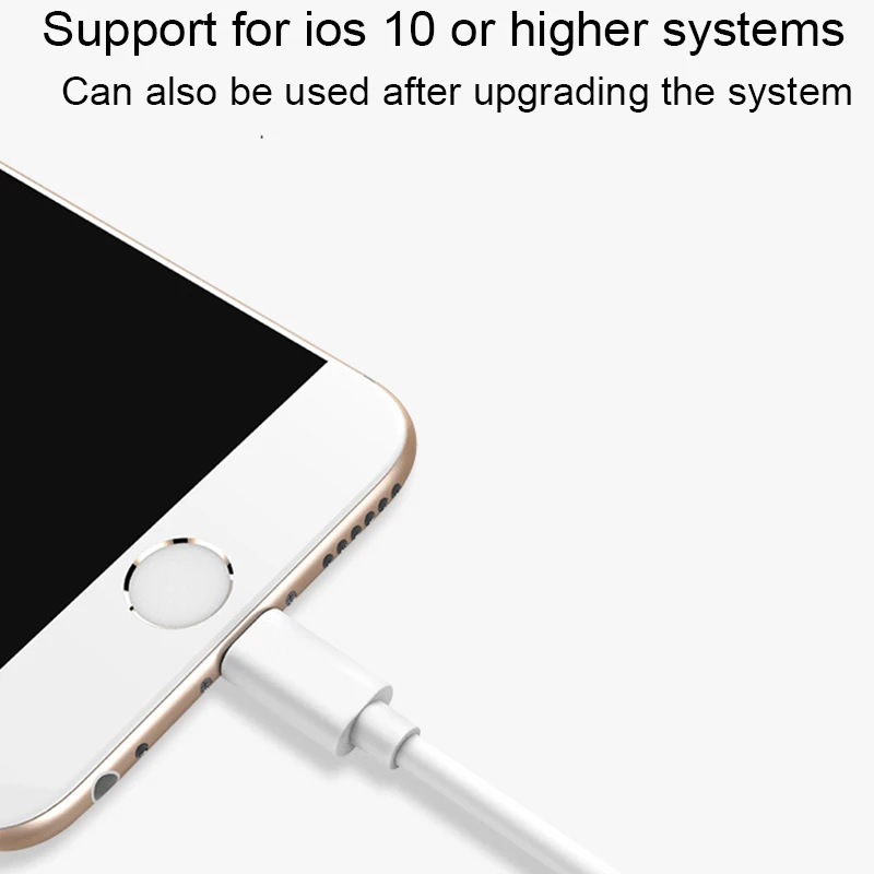 For iOS 12 11 Headphone Adapter For iPhone 7 8 X XS Max 6 6S AUX Adapter For Lightning To 3.5mm Adapters Headphone Jack Cable