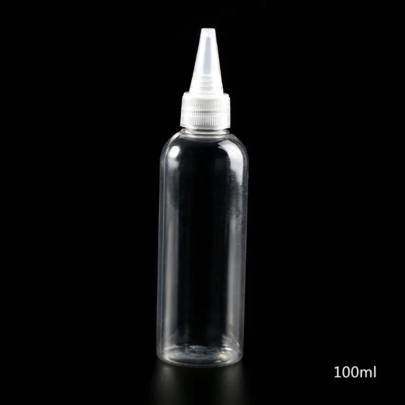 1PC 100ML Transparent Glue Applicator Squeeze Bottle For Paper Quilling DIY Scrapbooking Paper Craft Tool