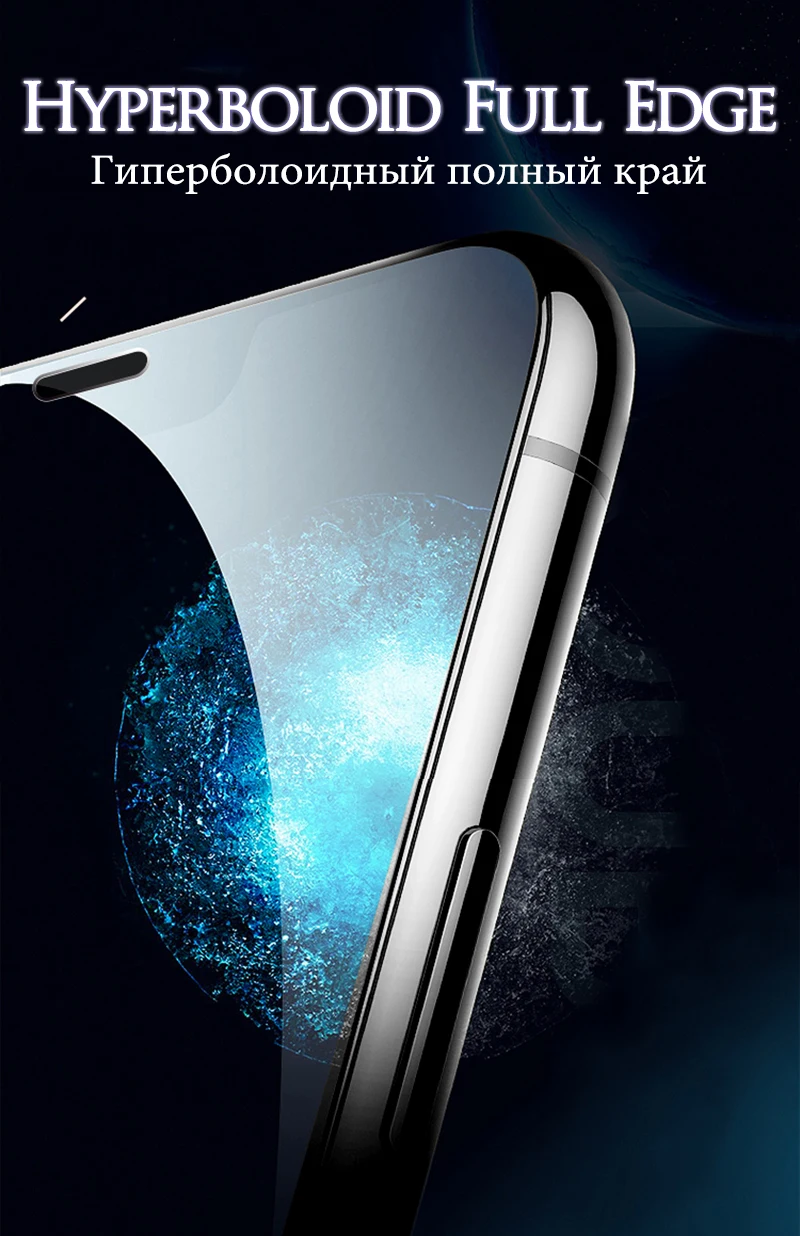 TOMKAS Glass For iPhone XS Glass Case For iPhone X Xs Max XR Screen Protector 6D Protective Glass on the For iPhone 6 S 7 8 Plus