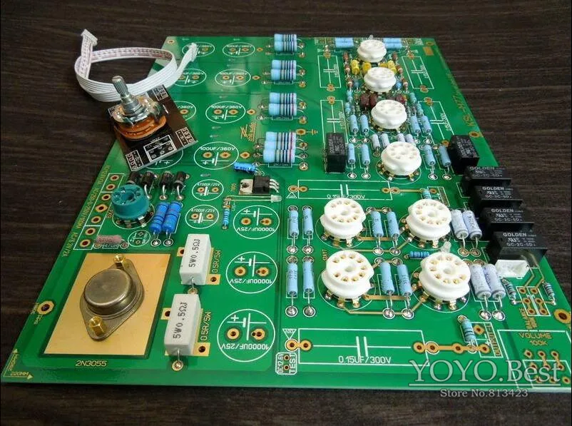 

Douk Audio Luxury Tube Preamp Line and Phono AMP Hifi DIY Kit REF KONDO(AUDIONOTE) KSL-M77 Free shipping