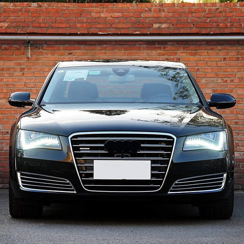 

A8 Black Front Fog Grill Grille For Audi A8 2011-2014 CAR STYLING