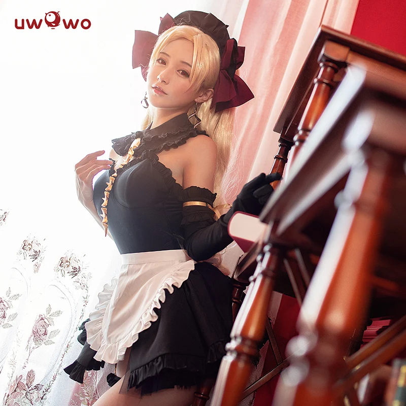 PRE-SALE UWOWO Ereshkigal платье горничной аниме FGO игра косплей костюм униформа |