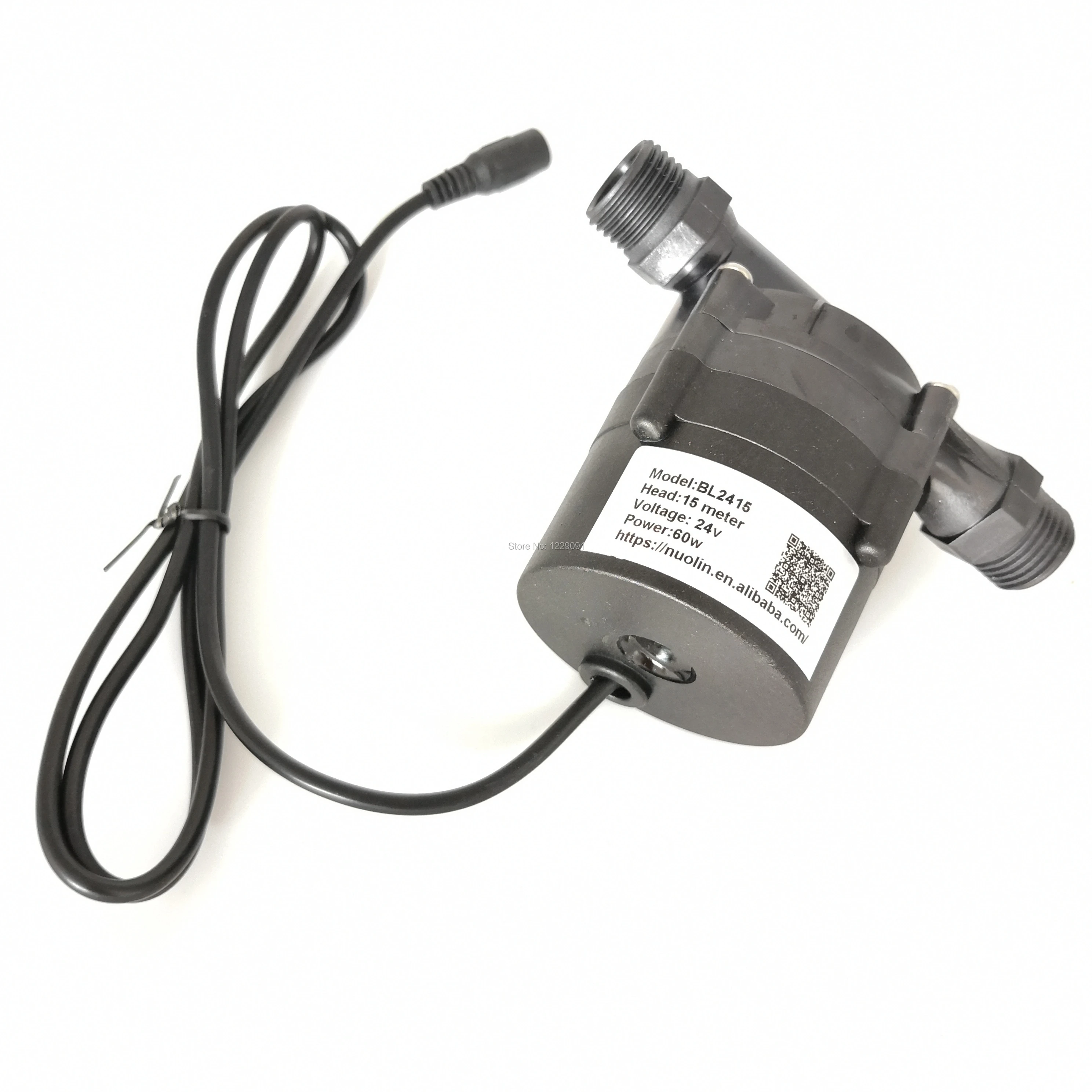 60w Dc 24v 15m Shower Booster Pump Brushless Motor Impeller Pump Solar