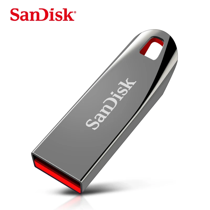 USB флеш-накопитель SanDisk CZ71, 64 ГБ, 32 ГБ, 16 ГБ, 8 ГБ, флеш-накопители, USB 2,0, металлическая флешка, поддержка официальной проверки