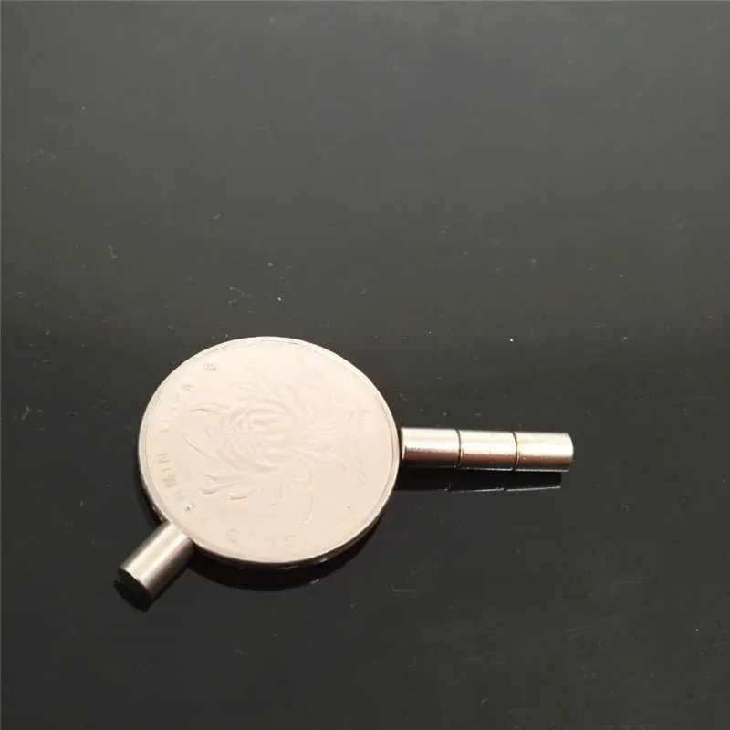 Zion магнит диаметр 4x6 мм редкоземельный магнит N35 Супер сильный маленький круглый постоянный неодимовый магнит для рукоделия диск 4*6 мм