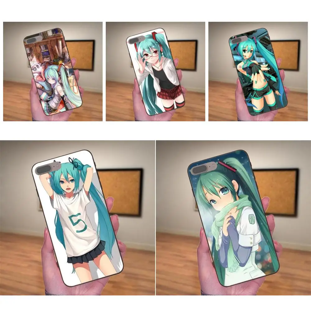 

Soft Phone Case Cover For Xiaomi Mi Mix Max Note 2 2S 3 5X 6 6X 8 9 SE A1 A2 Lite Play Pro F1 Anime Hatsune Miku Beauty Girl