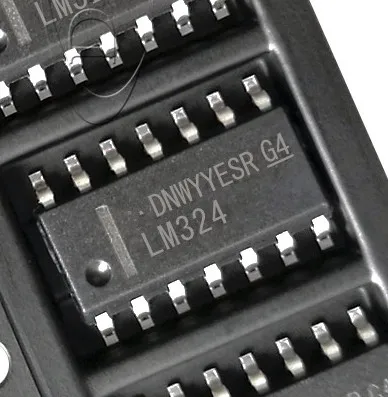20 шт./лот 324 LM324 LM324DR LM324DR2G лапками углублением SOP-14 новых