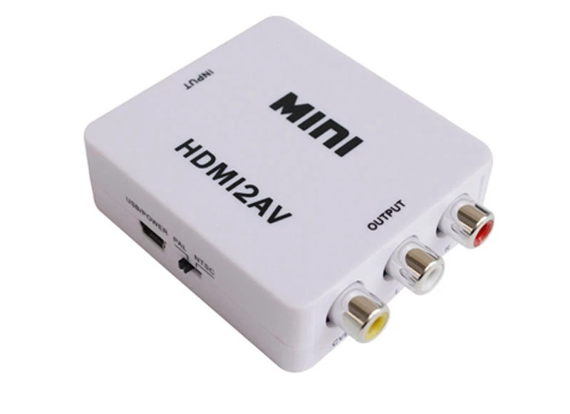 Hdmi в AV конвертер HDMI в 3RCA адаптер 1080P HDMI в AV trichromatic видео мини