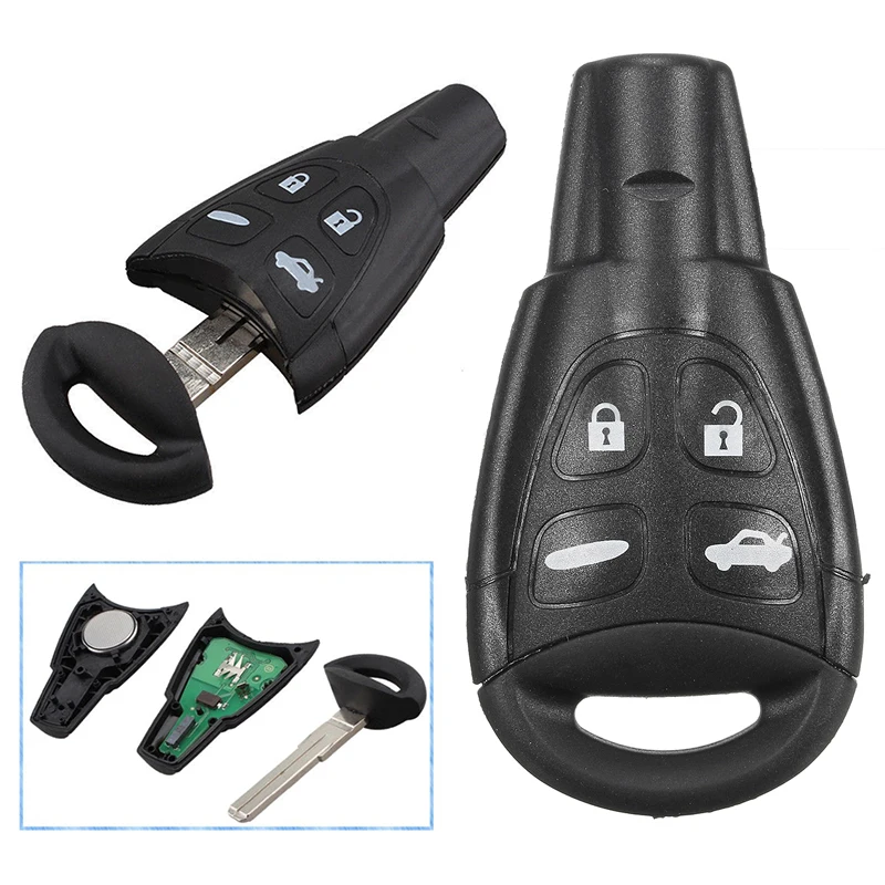 433MHz Keyless Entry Wireless Auto Remote Control Key Fob ...