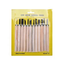 12 шт/лот DIY подробные ручные инструменты резьба по дереву долотом нож для основной резьба по дереву рабочий 4,81