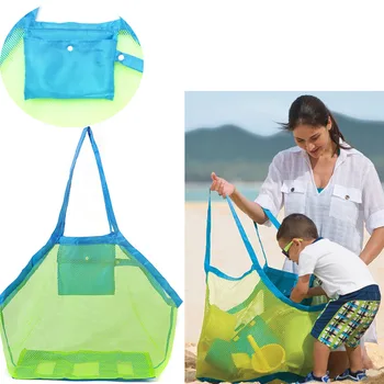 

Kids Carry Beach Toys Sand Away Beach Bag Pouch Tote Mesh Tool Pocket Sand Toy Collection Sand Away Beach Mesh Tool