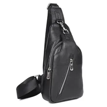 Men Genuine Leather Chest Bag Famous Brand Sling Back Pack Male Shoulder Vintage Messenger Bags 4016- Men Genuine Leather Chest Bag Famous Brand Sling Back Pack Male Shoulder Vintage Messenger Bags 4016-