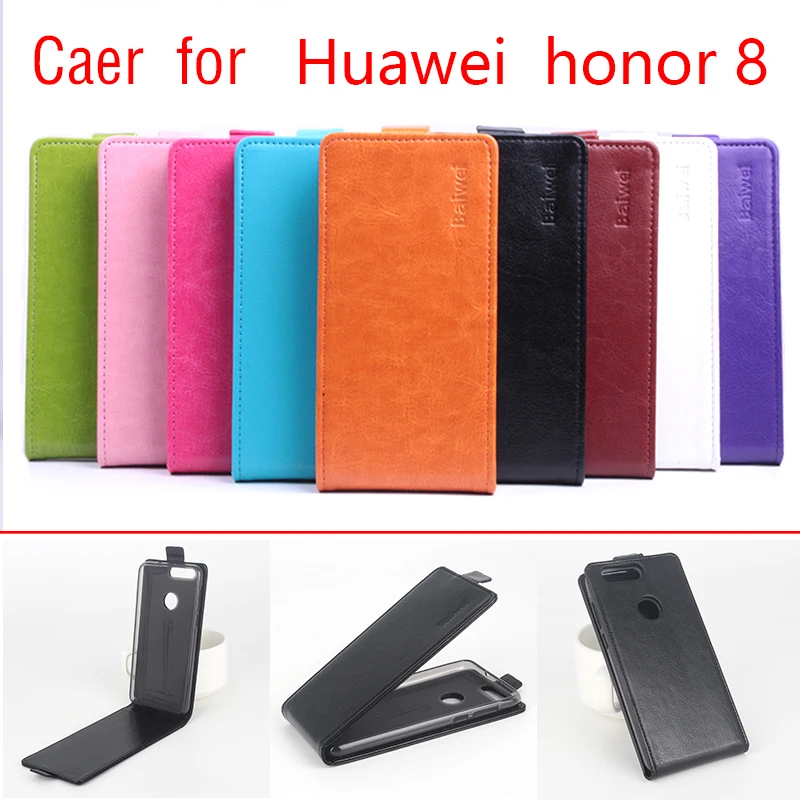 Оригинал baiwei бренд PU кожа чехол для Huawei Honor 8 Магнитная откидная крышка телефона