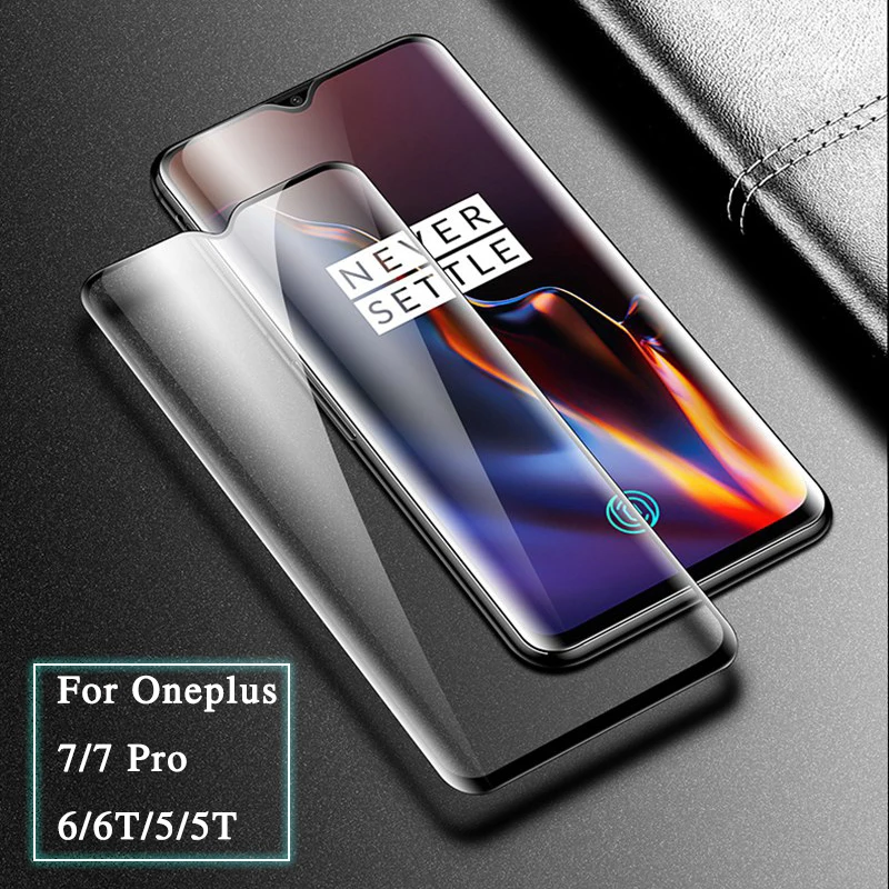 

Protective Glass For Oneplus 7/ 7 Pro Tempered Glass Screen Protector Film For Oneplus 6 6T 5 5T Protective Glass One Plus 6T