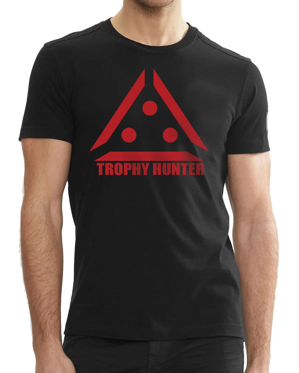 Трофей Охотник Хищник Футболка Мужская Ретро 80's рубашка по мотивам фильма