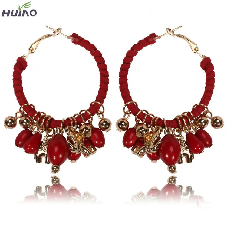 Классические длинные серьги подвески в виде животных 4 цвета|earring tree|earrings pandapendant