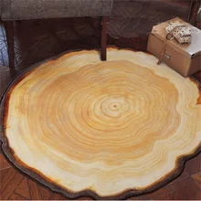 Детская одежда на рост 80, 100/120/140 см античная деревом Годовой Кольцо Круглый ковер для Гостиная Спальня-коврик ковер