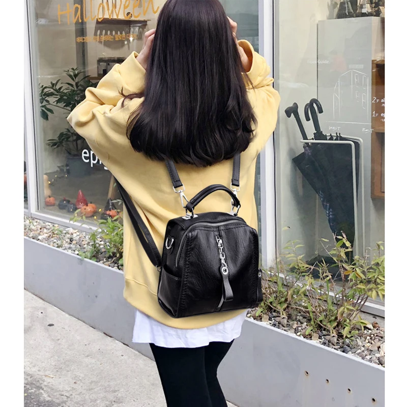 SWDF Bag for women 2019 Designer Shoulder Crossbody Bag PU Leather Handbags Women Bags for Women Multifunction Bag Big Tote Sac