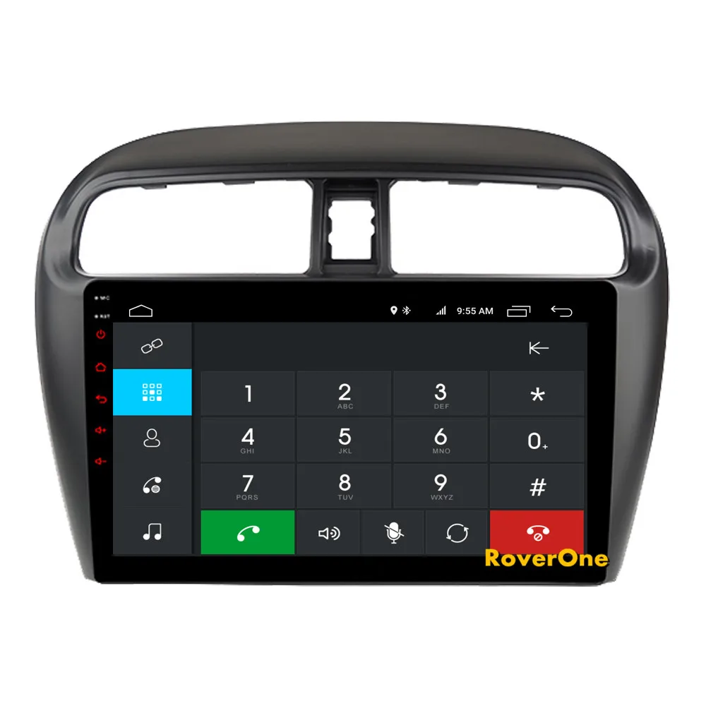 Excellent RoverOne Car Multimedia Player For Mitsubishi Mirage GT G4 2014 Android 9.0 Autoradio Bluetooth Radio Stereo GPS Navigation DSP 8