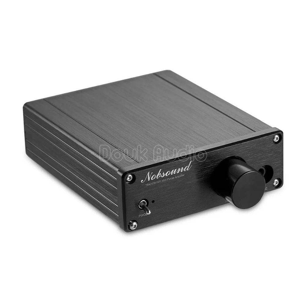 Nobsound Мини-Цифровой усилитель Hi-Fi TPA3116 стерео 2,0 канальный аудио усилитель мощности 100 Вт* 2