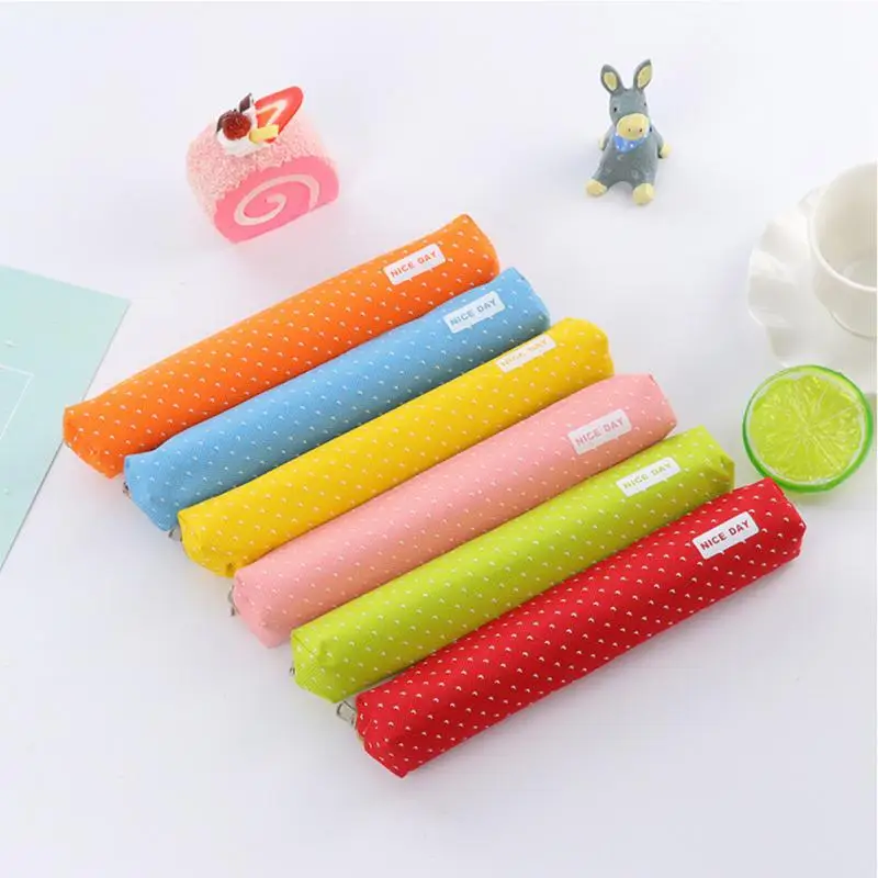 

Cute dot candy color Makeup Organizer Bag Women small Cosmetic Bags Box Ladies Handbag Storage Bags Wash Bag