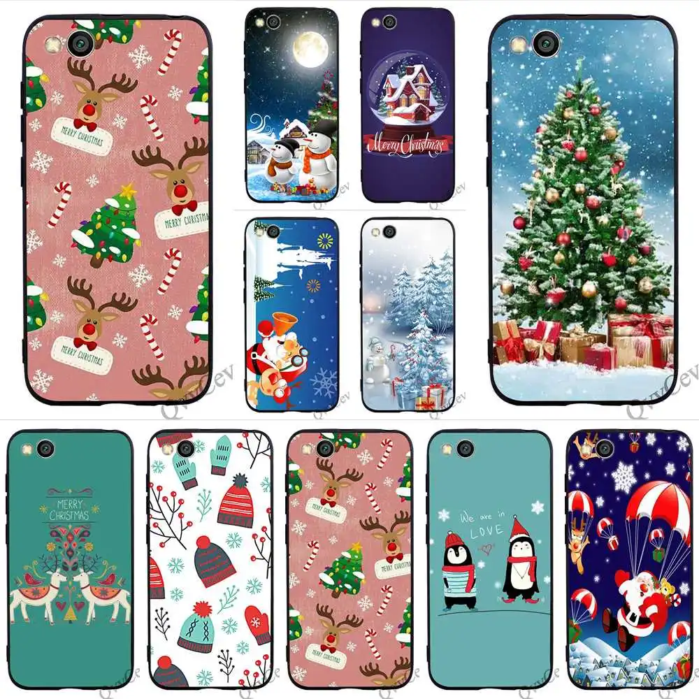

Colorful Christmas Phone Case for Xiaomi Mi 9se Cover 9 8 Lite Redmi Note 6 Pro 4X A2 A1 4A 5 Plus 5A Prime 6A 7 Cases Back
