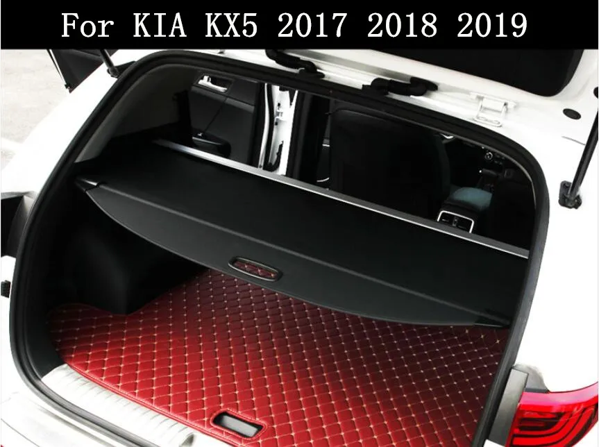 

JINGHANG Car Rear Trunk Cargo Cover Security Shield Screen shade Fits For KIA KX5 2017 2018 2019