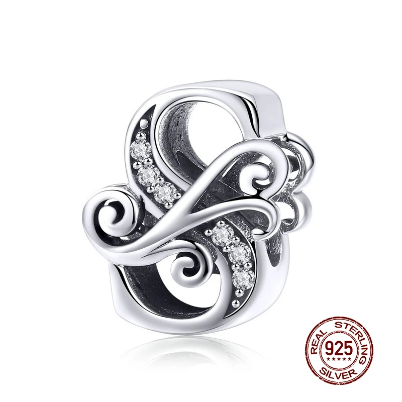 charm pandora originale lettera s charm pandora originale lettera s