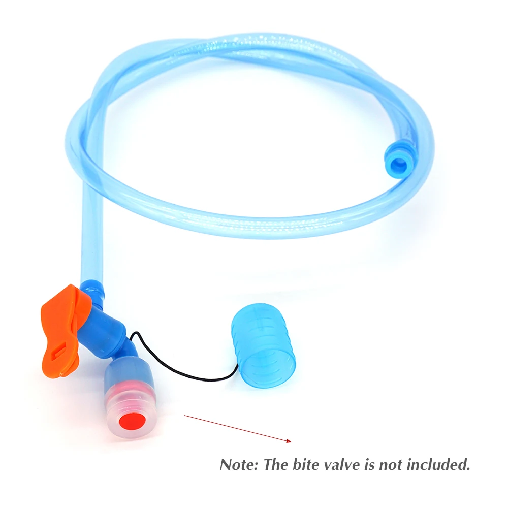 2PCS Hydration Bladder Tube Outdoor Water Bag Soft Drinking Flask Hose