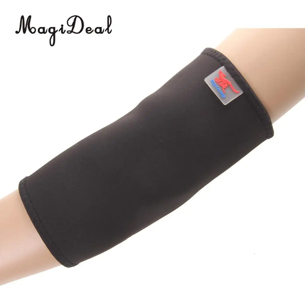 MagiDeal Elastic 1Pc Sports Absorb Sweat Elbow Pad Sleeve Badminton