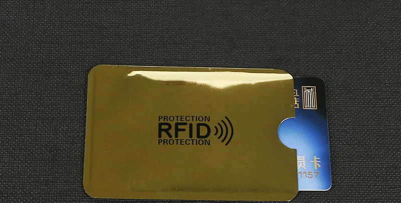 5 шт. Противоугонный Rfid кредитный держатель для карт банк Id карта Обложка держатель ID защитный чехол портативный визитница безопасность